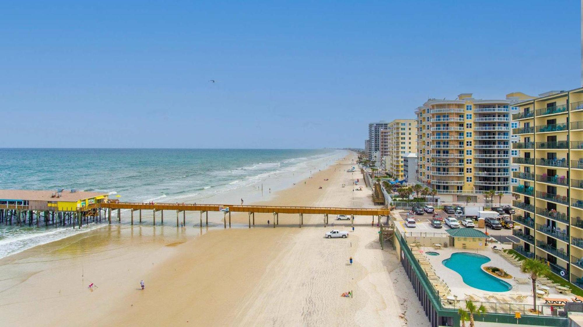 Ocean Views From Your Private Balcony! Sunglow Resort 606 By Brightwild Daytona Beach Shores Exterior foto