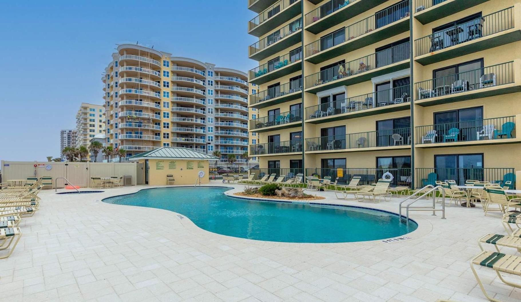 Ocean Views From Your Private Balcony! Sunglow Resort 606 By Brightwild Daytona Beach Shores Exterior foto